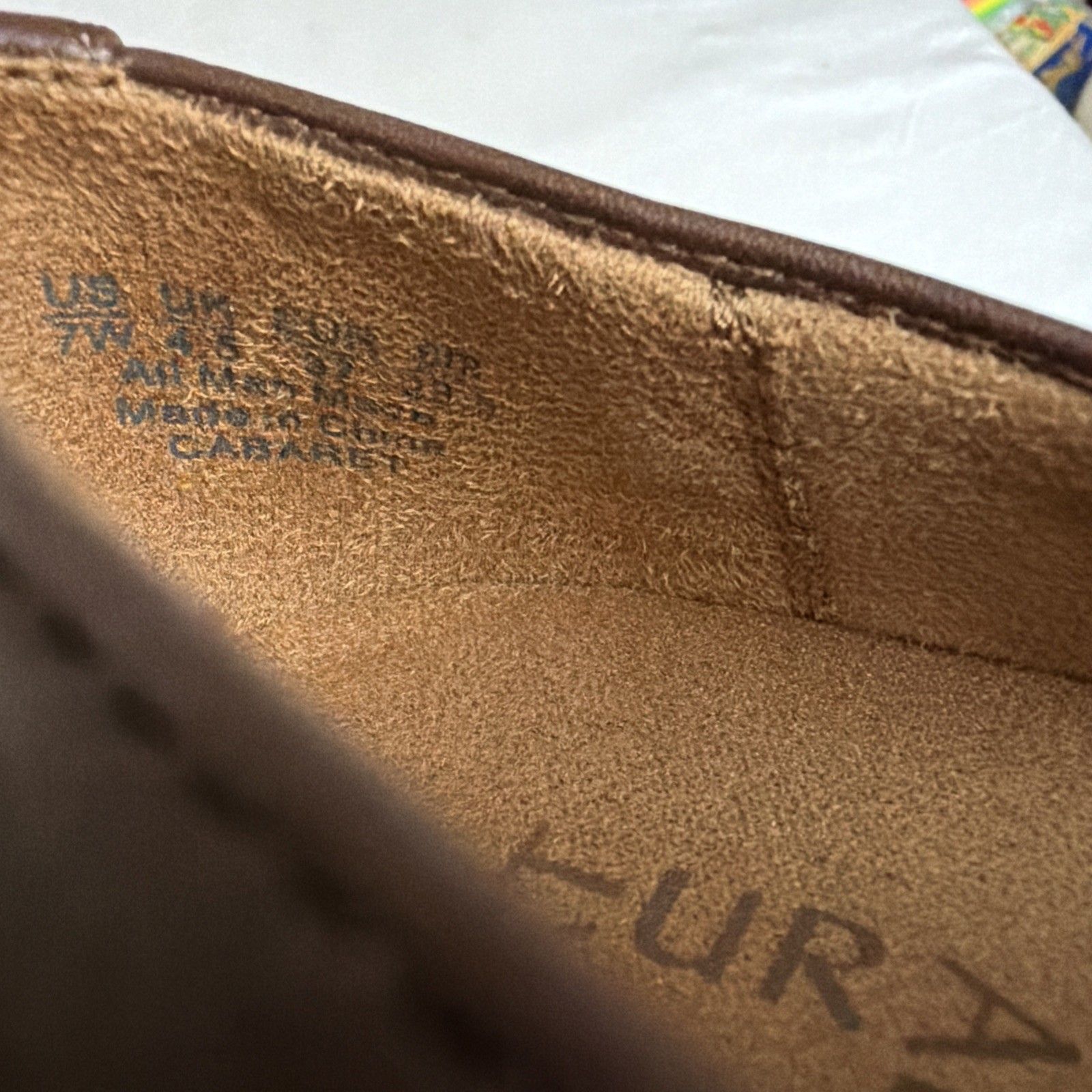 Women’s 7w Naturalizer Cabaret Lug Chunky Sole Loafer Rich Brown Leather Uppers — image 5 of 8
